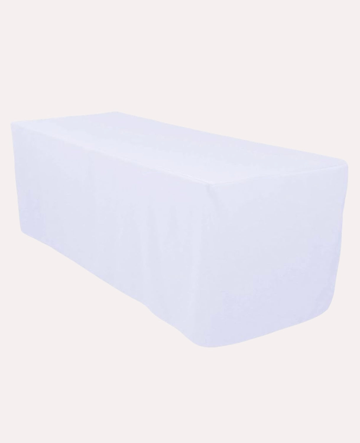 6ft Trestle Tablecloth Cover - White